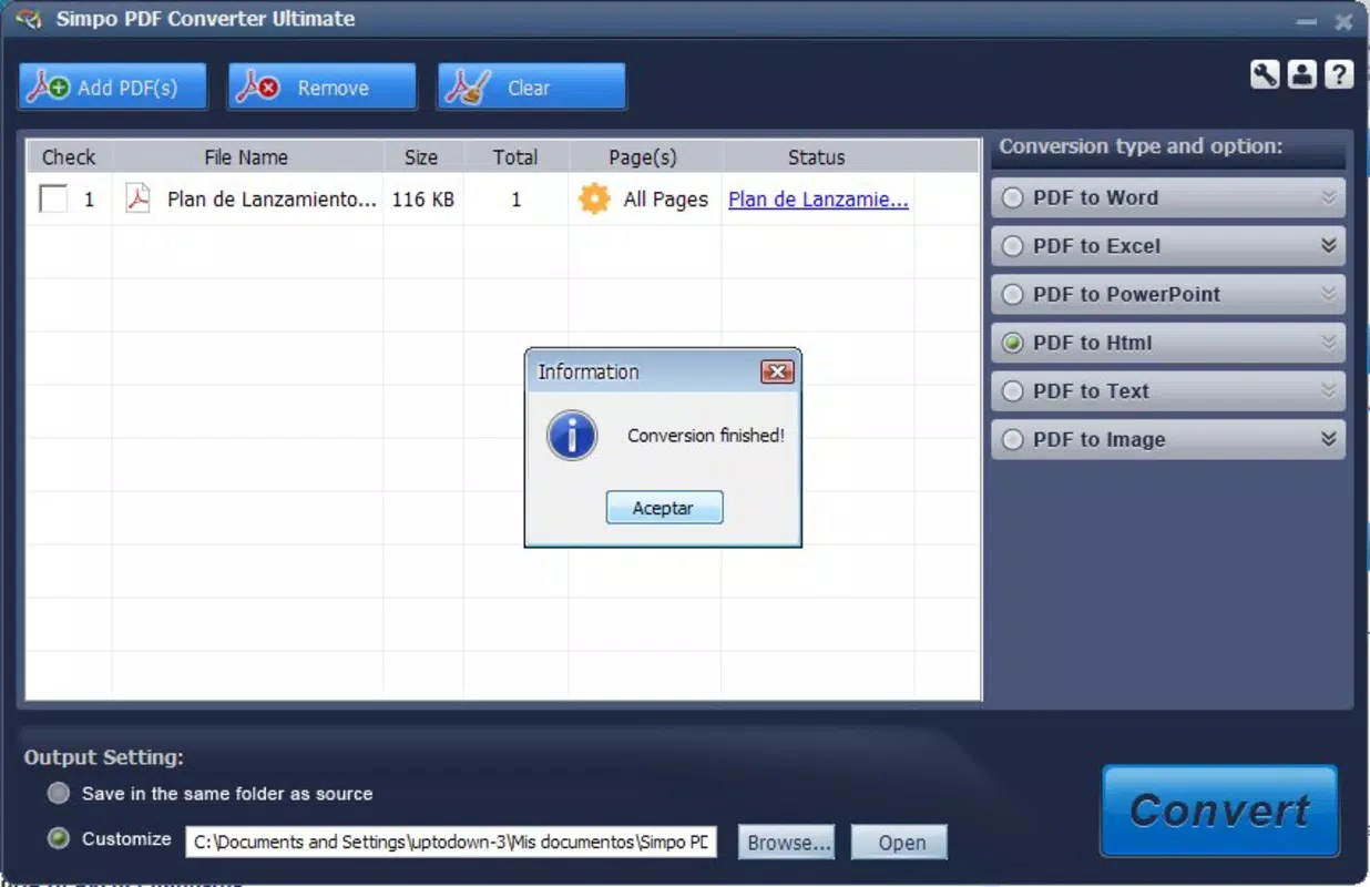 PDF Converter Ultimate