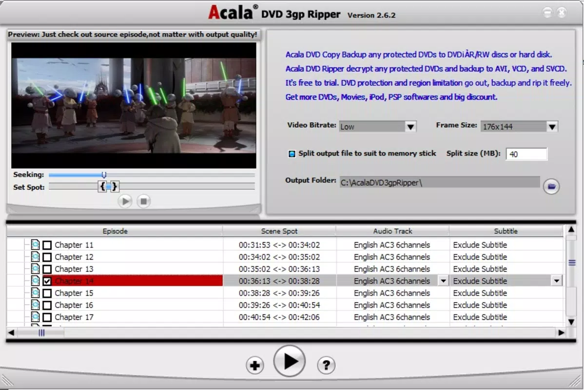 Acala DVD 3GP Ripper