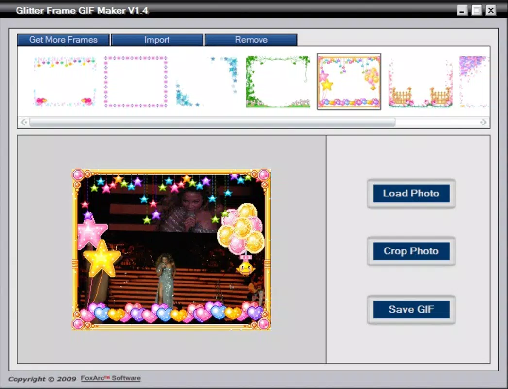 Glitter Frame GIF Maker
