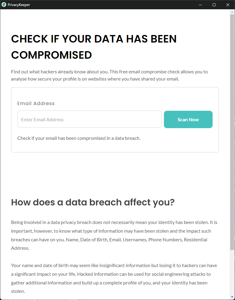 PrivacyKeeper