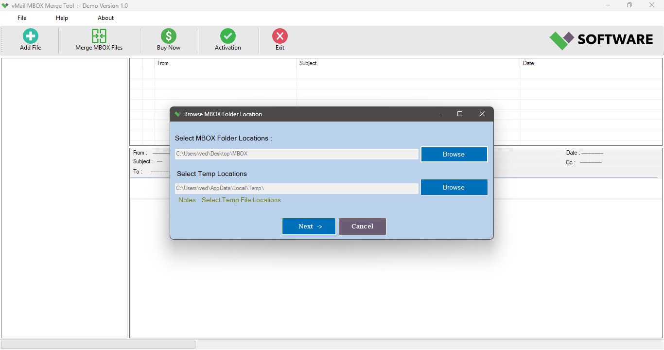 MBOX Merge Tool
