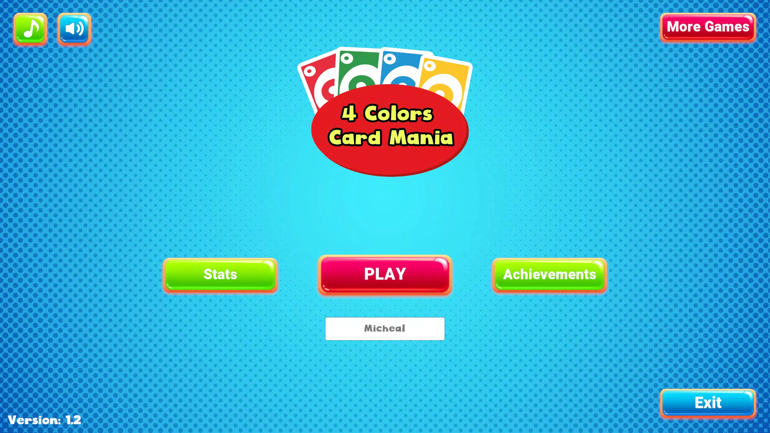 4 Colors Card Mania