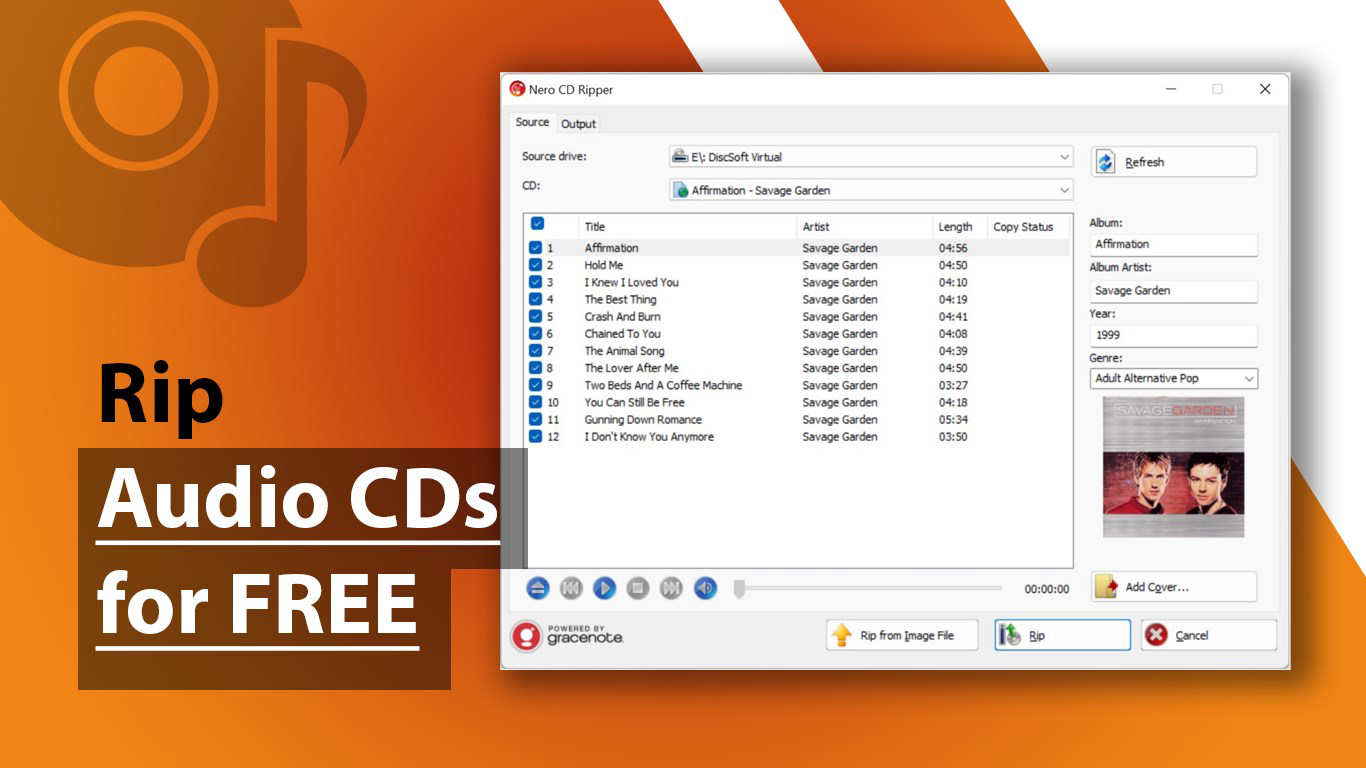 CD Ripper by Nero