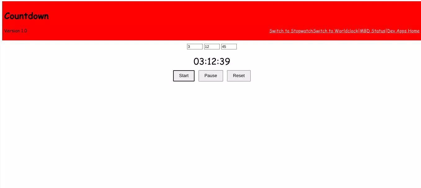 MBD Time Tool