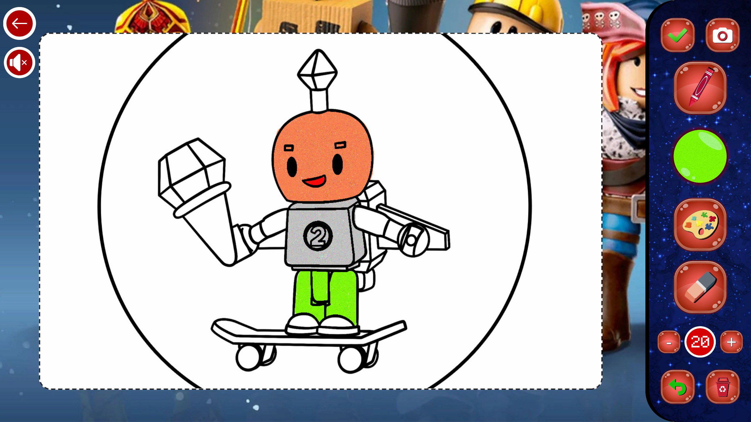 Obby Coloring Book