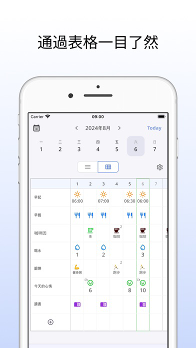 HabitTable 習慣表打卡 海報