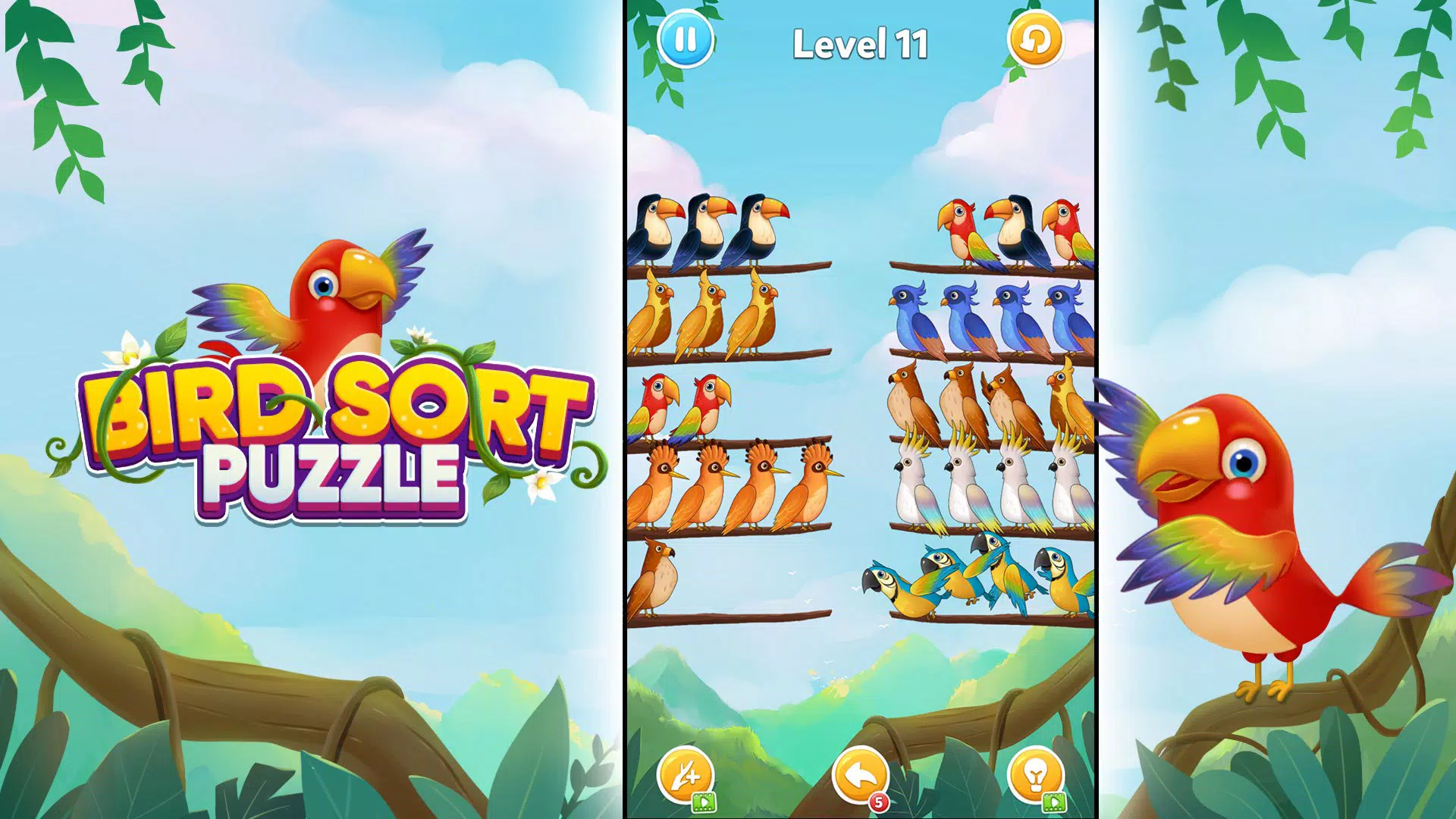 Bird Sort Puzzle