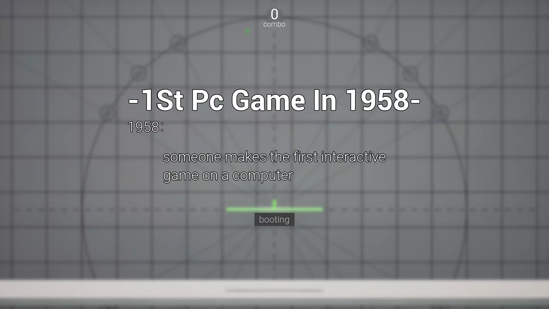 1St Pc Game In 1958