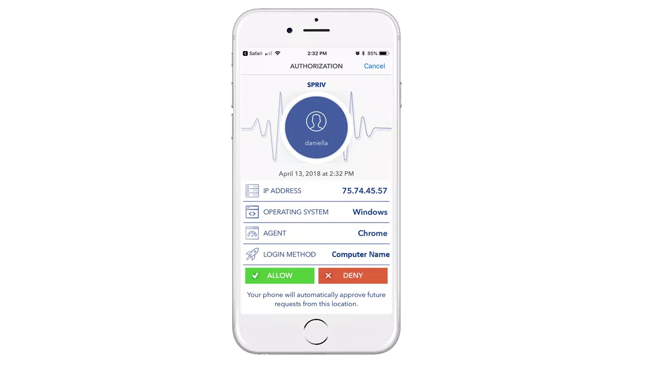 Remote Desktop (RDP) Advanced Two Factor Authentication. Spriv LLc