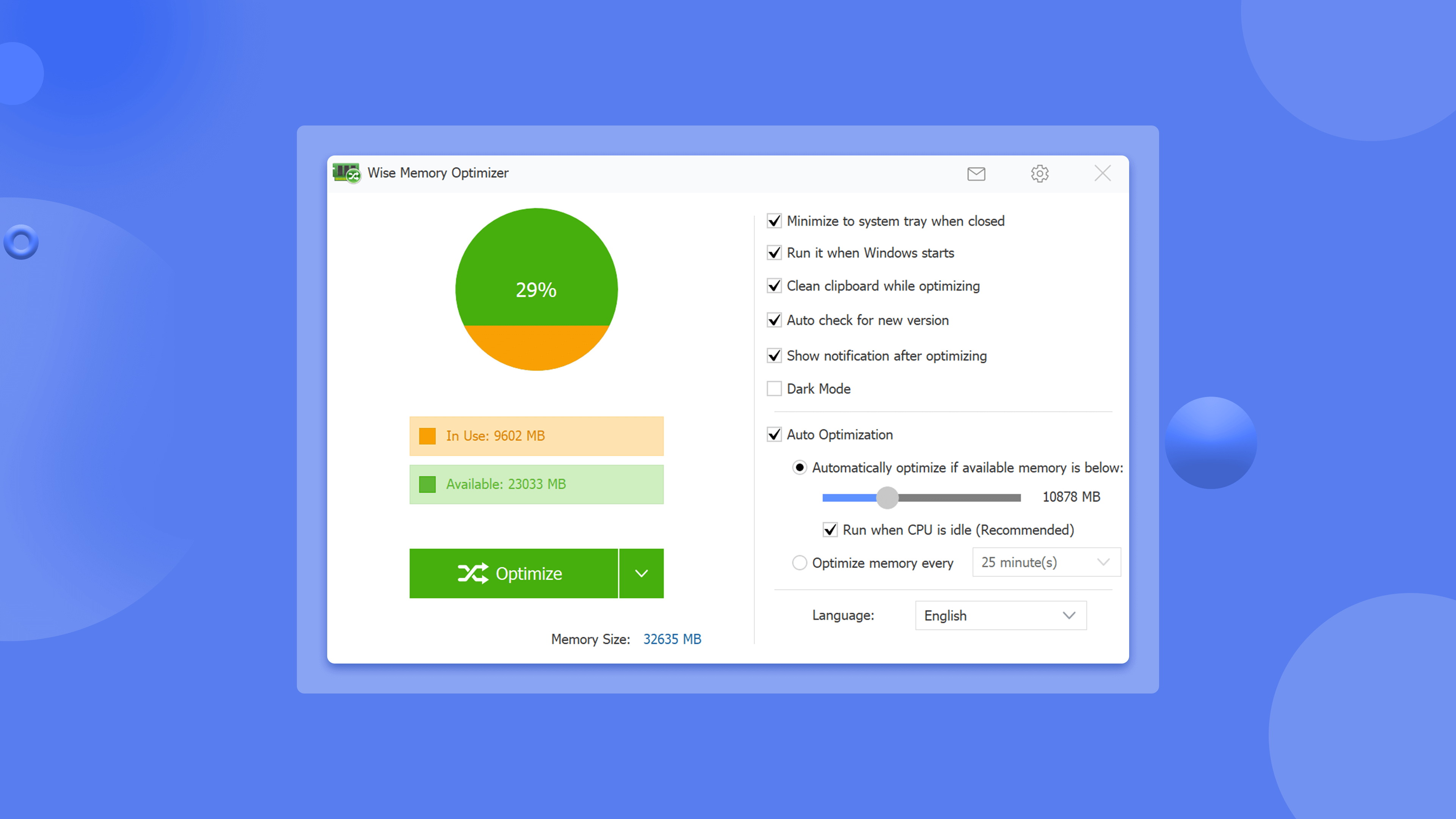 Wise Memory Optimizer for PC Windows Download