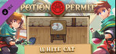 Potion Permit - White Cat Logo