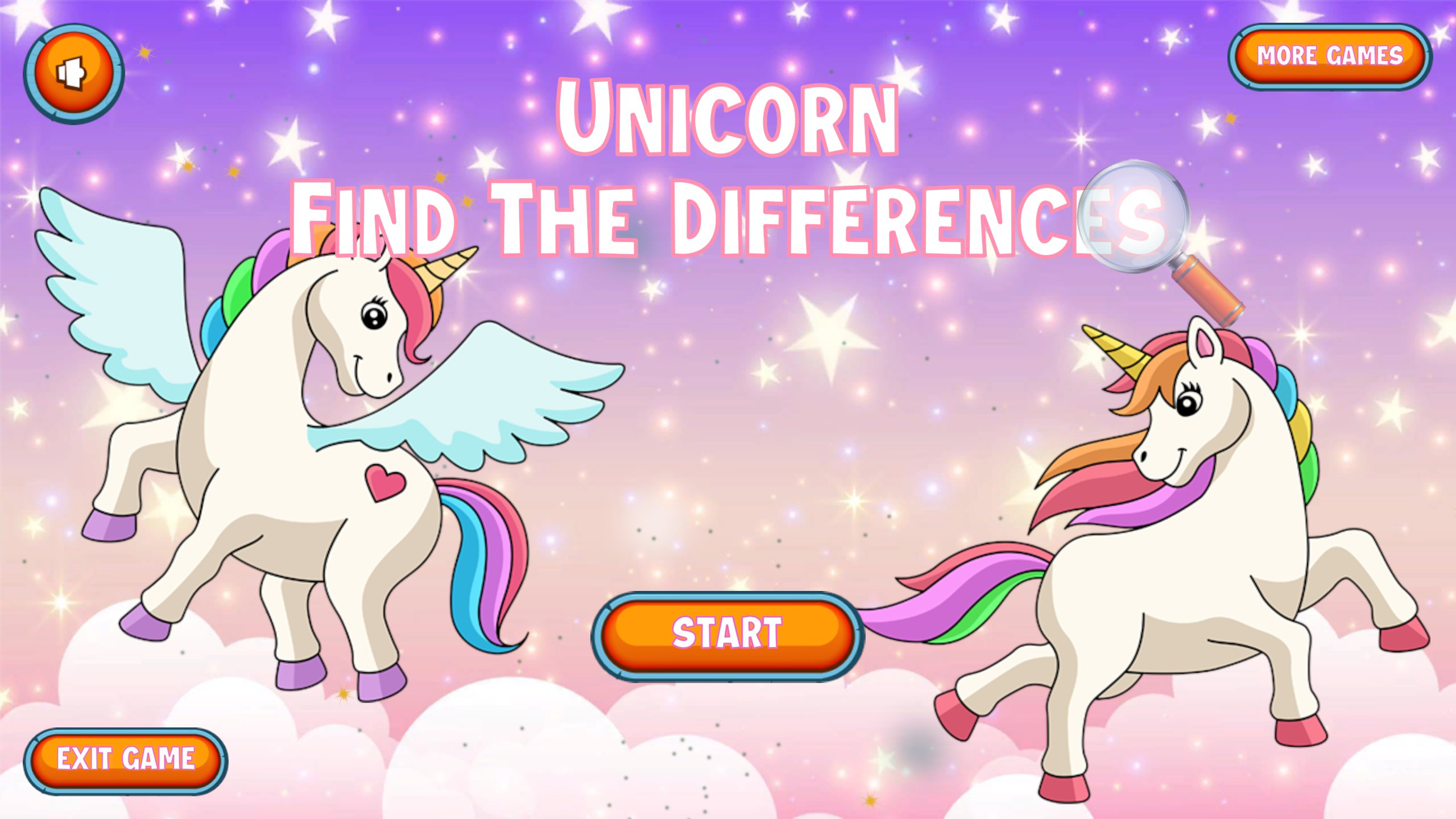 Unicorn Find The Differences