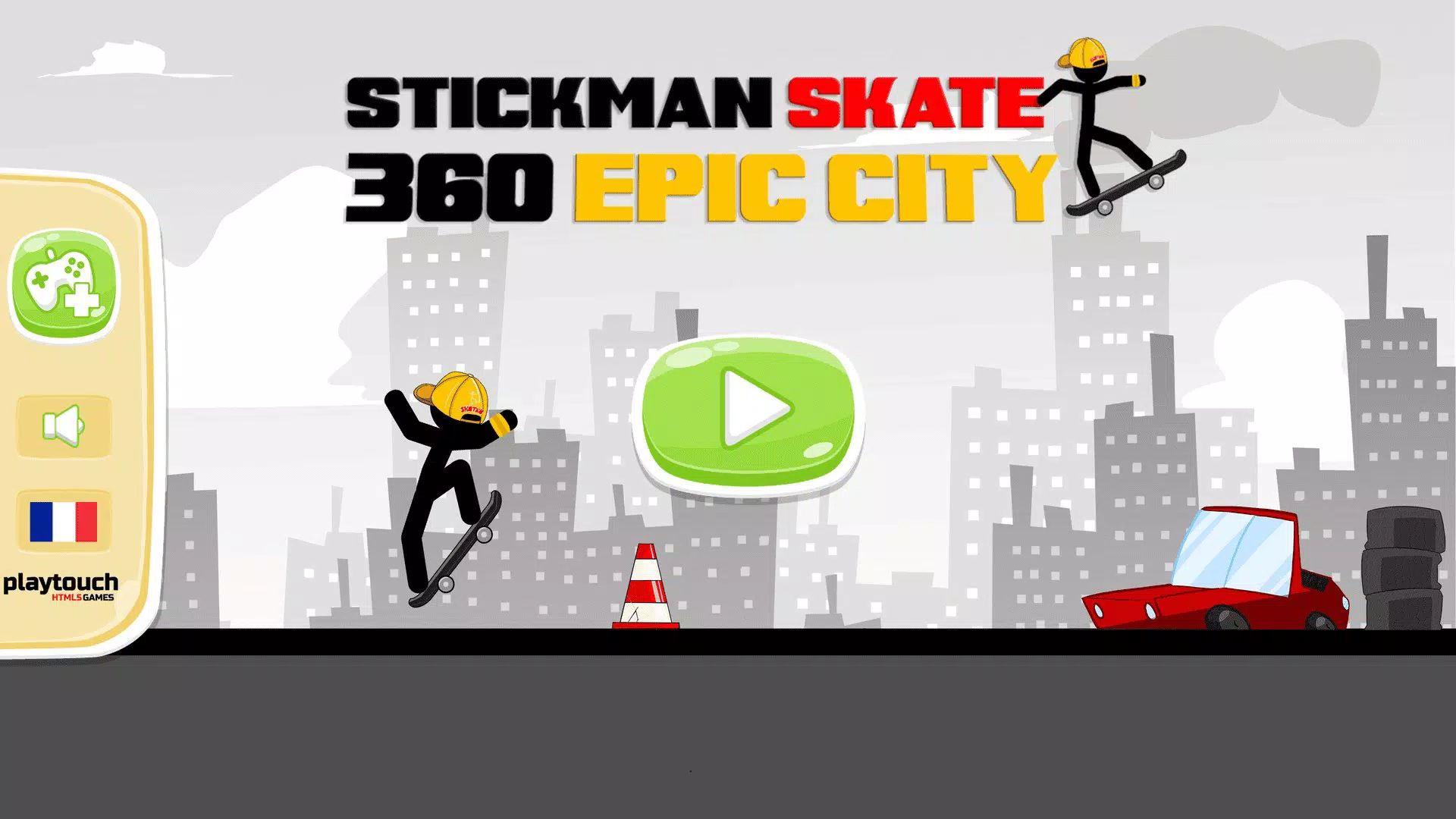 Stickman Skate : 360 Epic City
