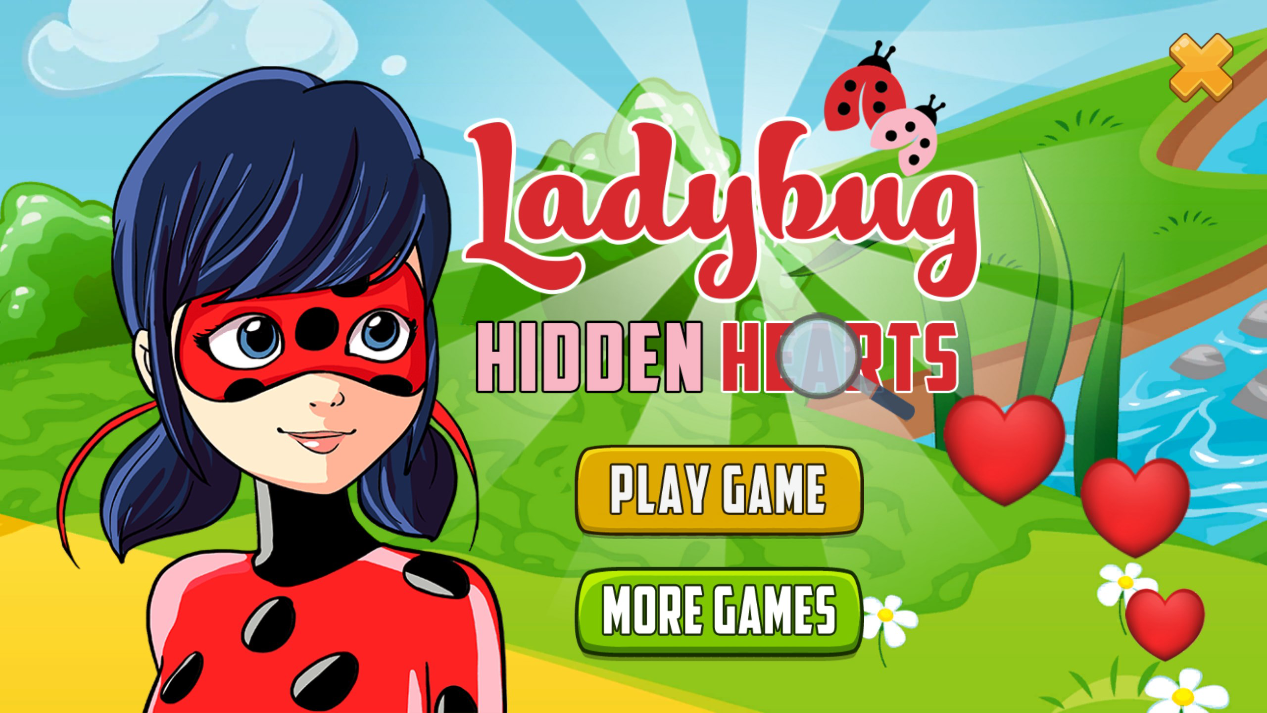 Lady Bug Hidden Hearts