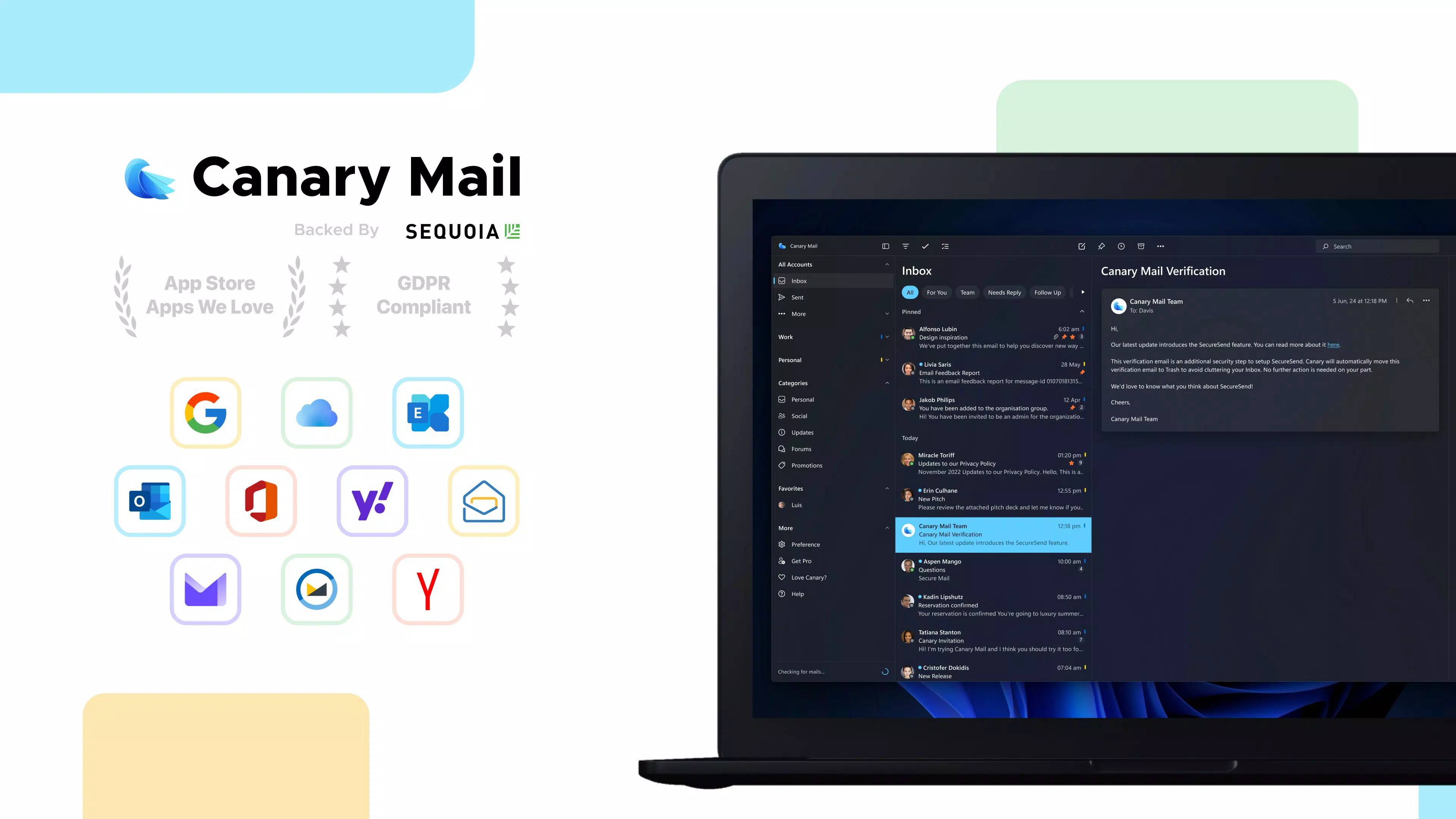 Canary Mail App