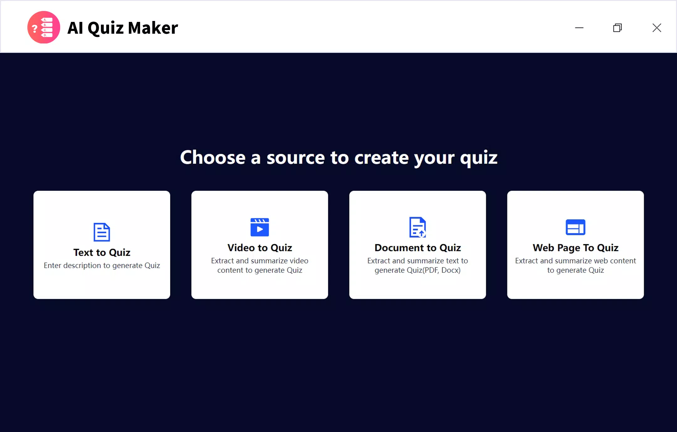 AI Quiz Maker