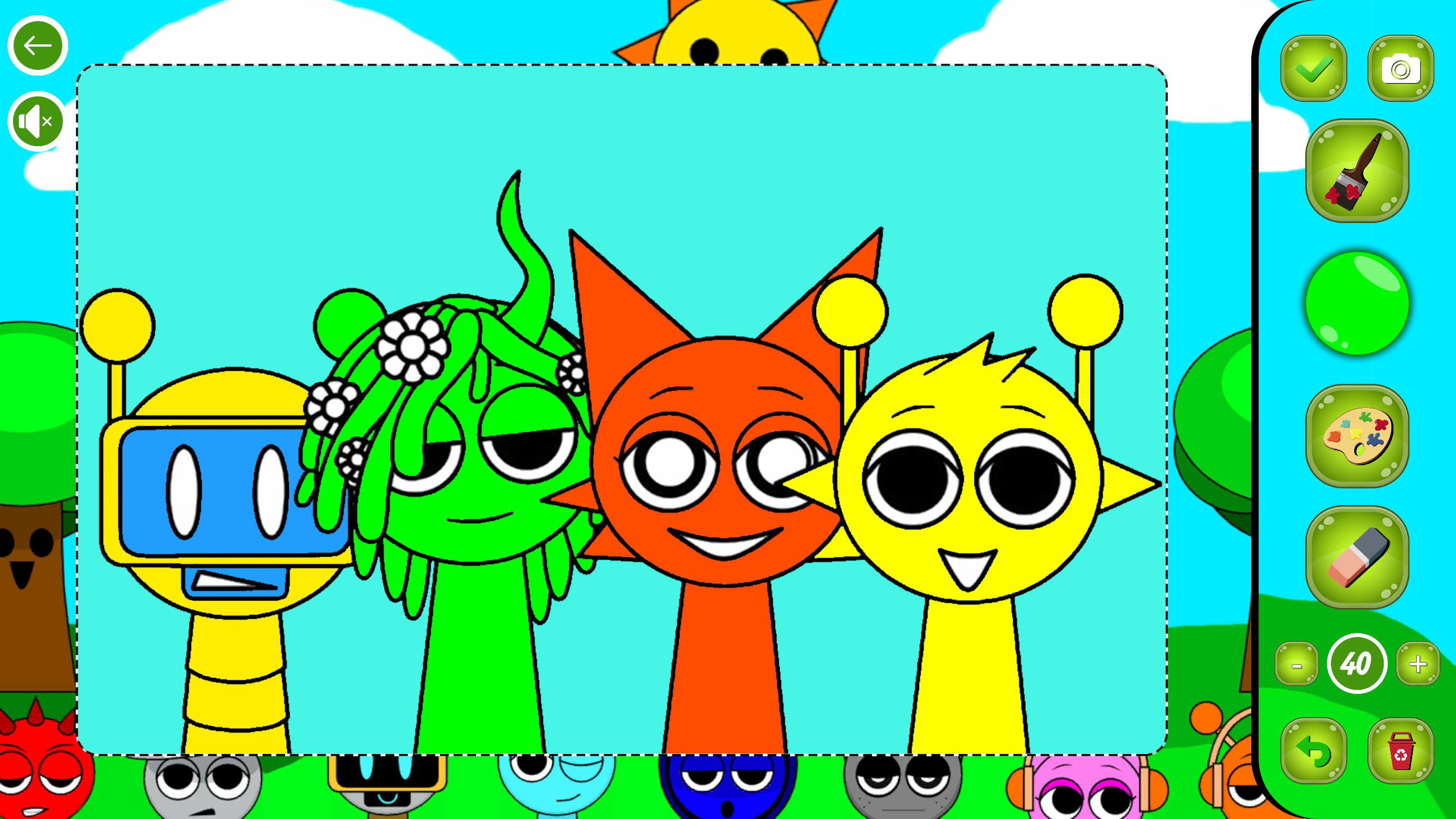 Sprunky Coloring Book