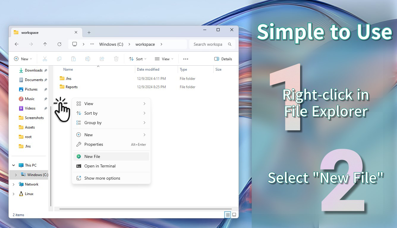 Brand New File for PC Windows Download