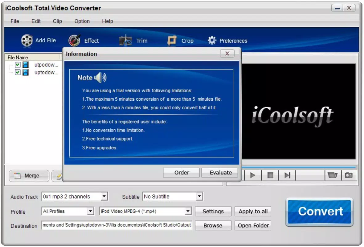 iCoolsoft Total Video Converter