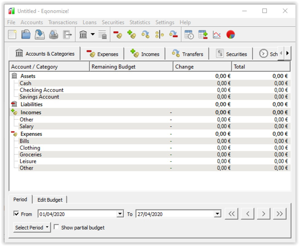 Eqonomize!