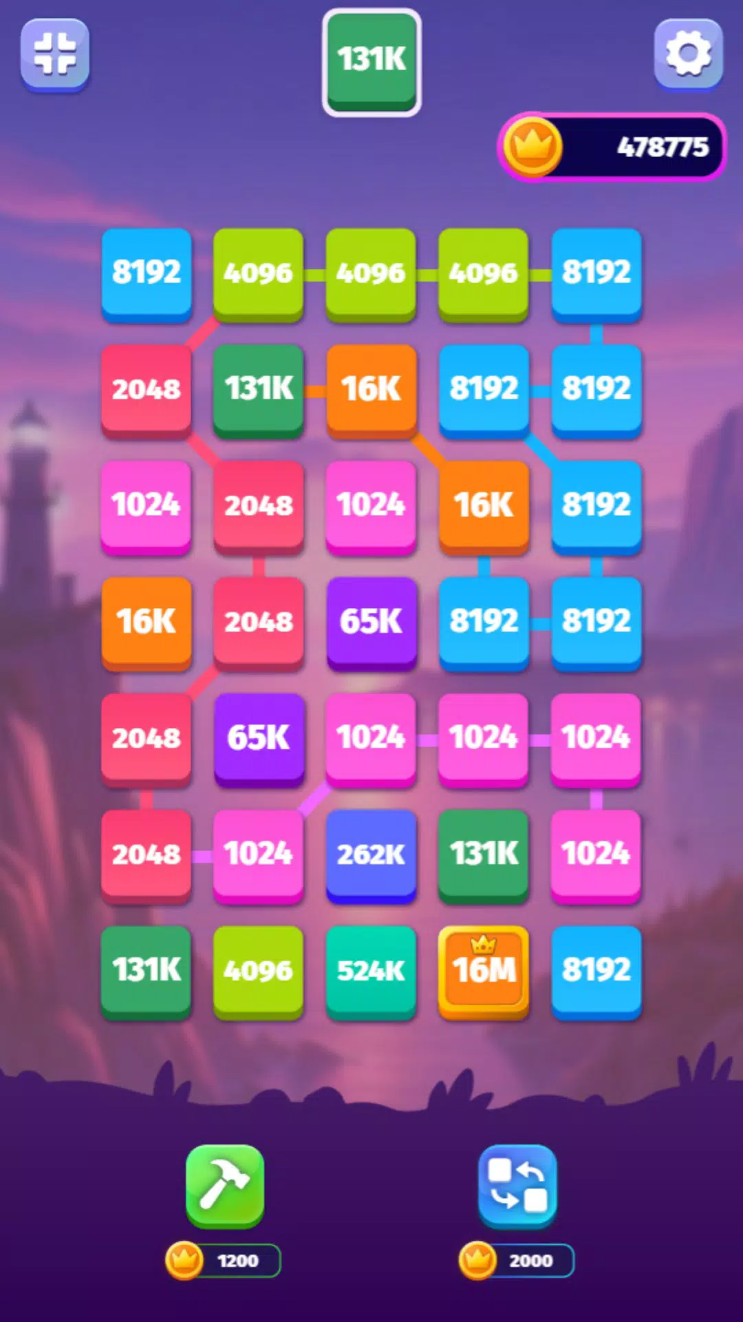2048 Number Match