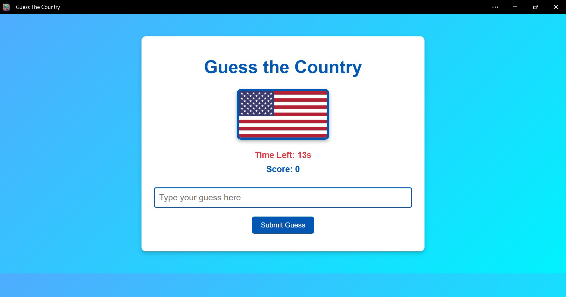 Guess The Country