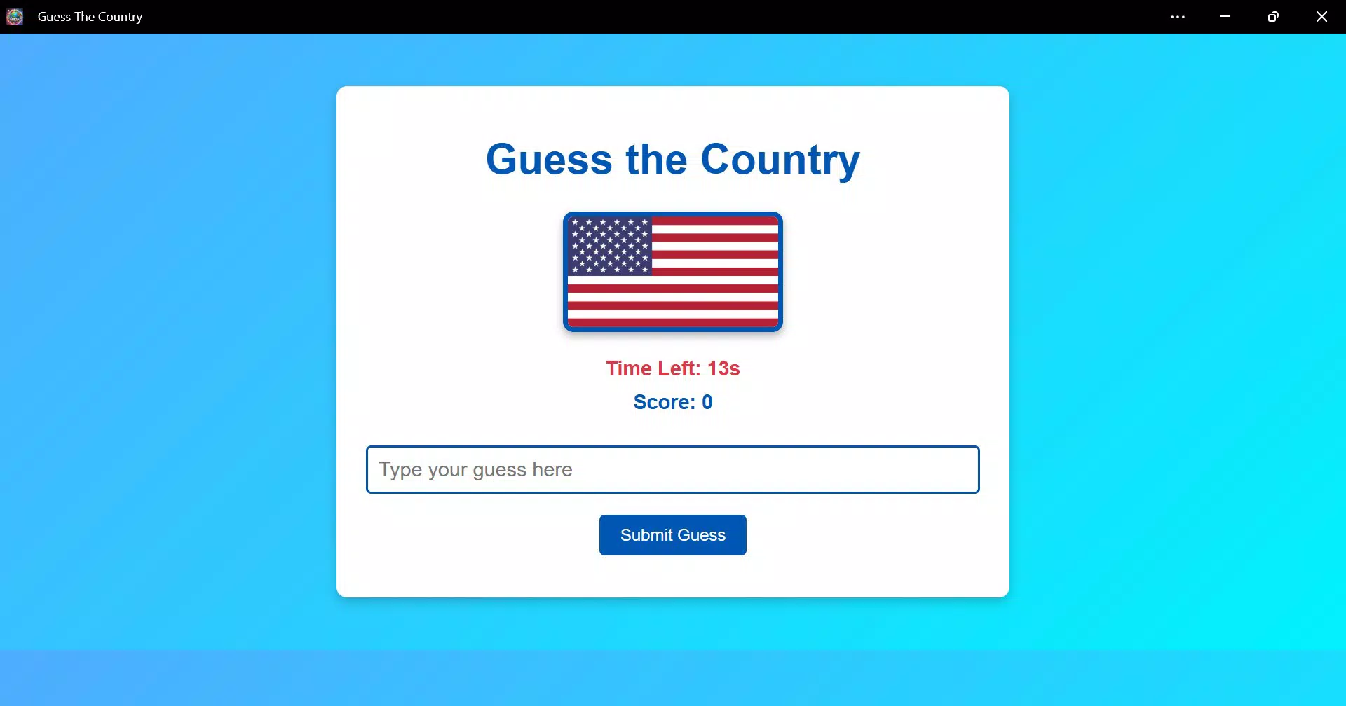 Guess The Country