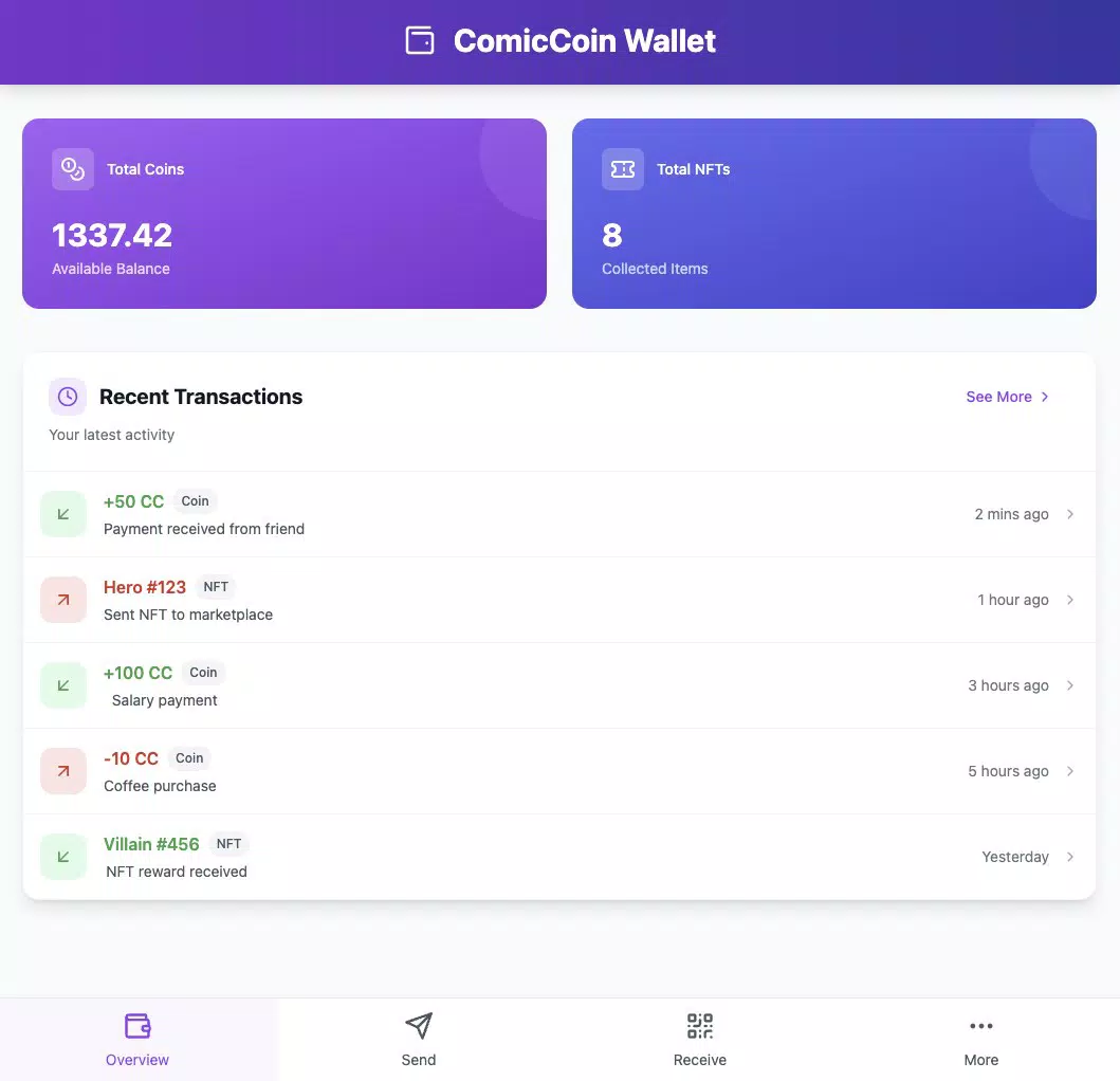 ComicCoin Wallet