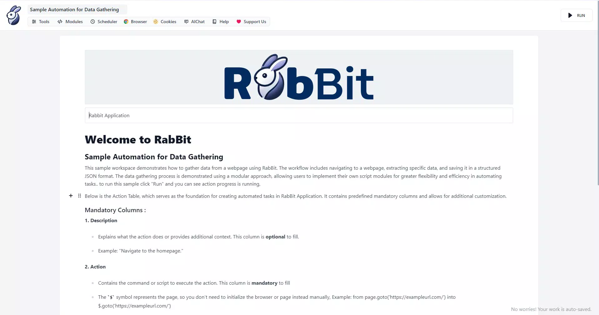 RabBit Browser Automation