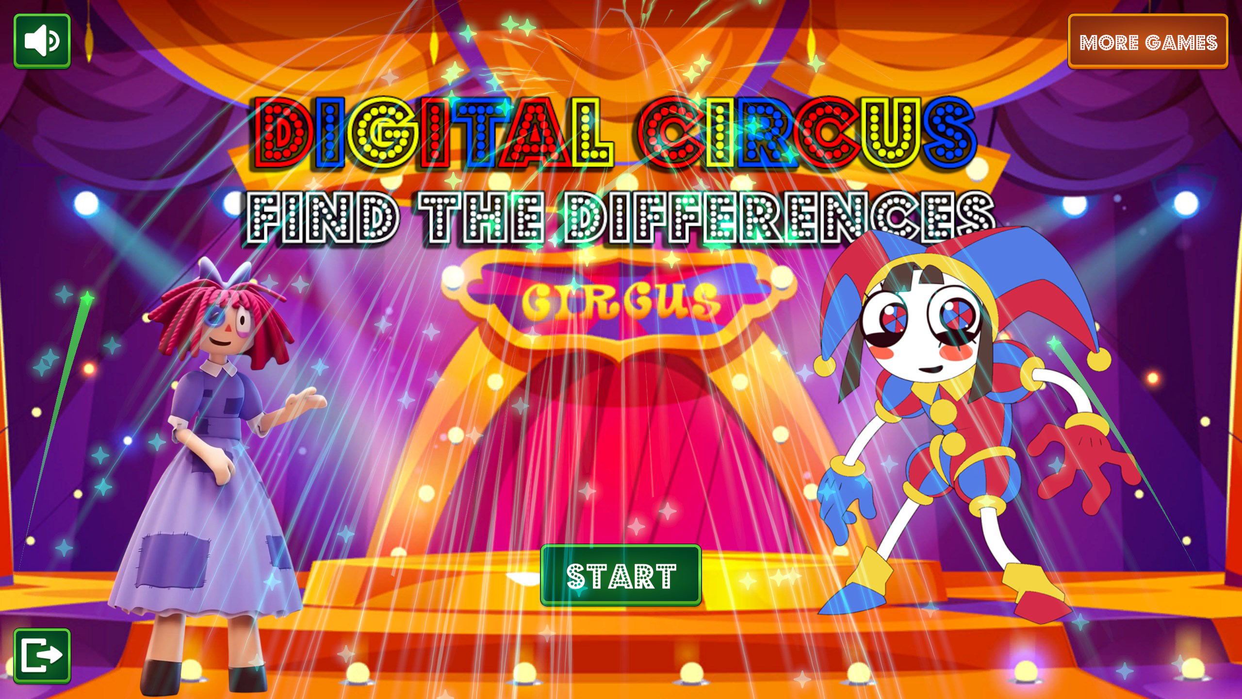 Amazing Circus Find The Differences