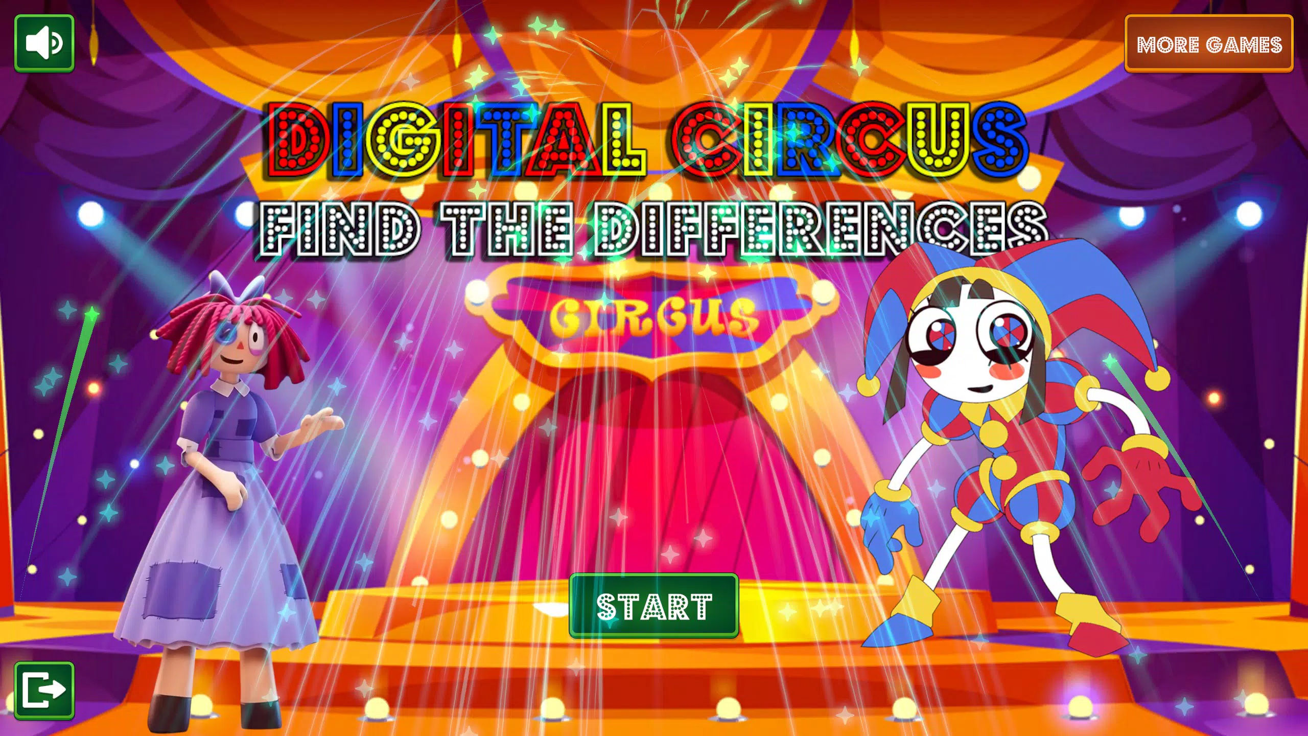 Amazing Circus Find The Differences