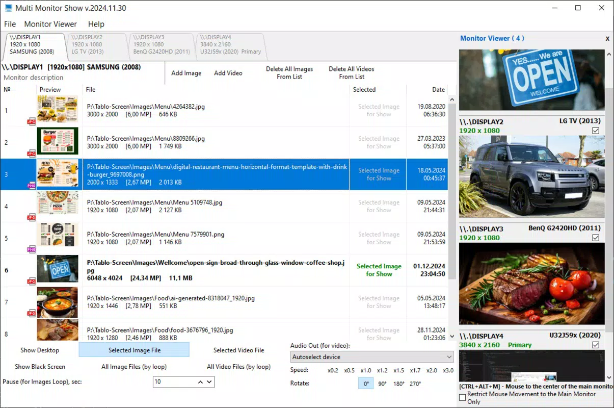 Multi Monitor Show