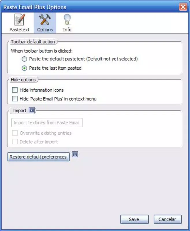 Paste Email Plus