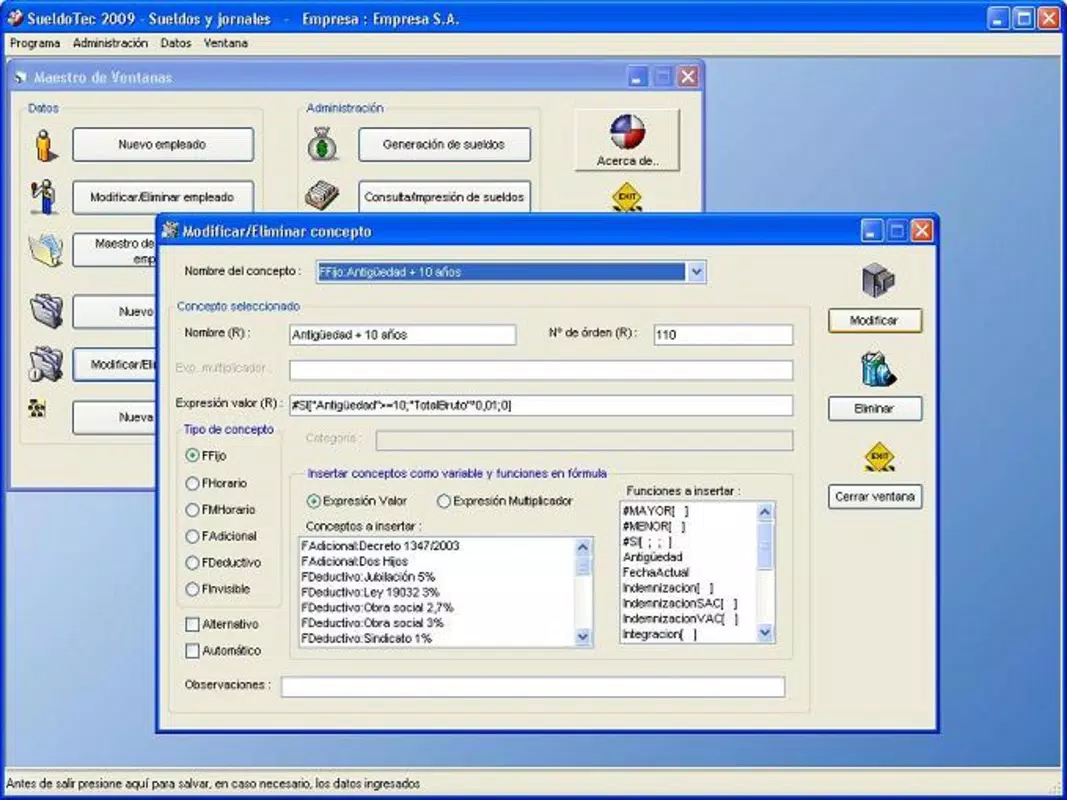 Main image for SueldoTec application