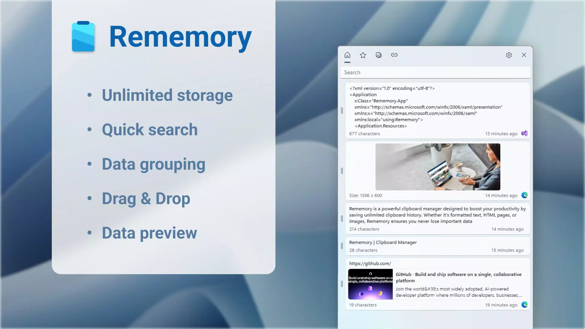 Rememory | Clipboard Manager
