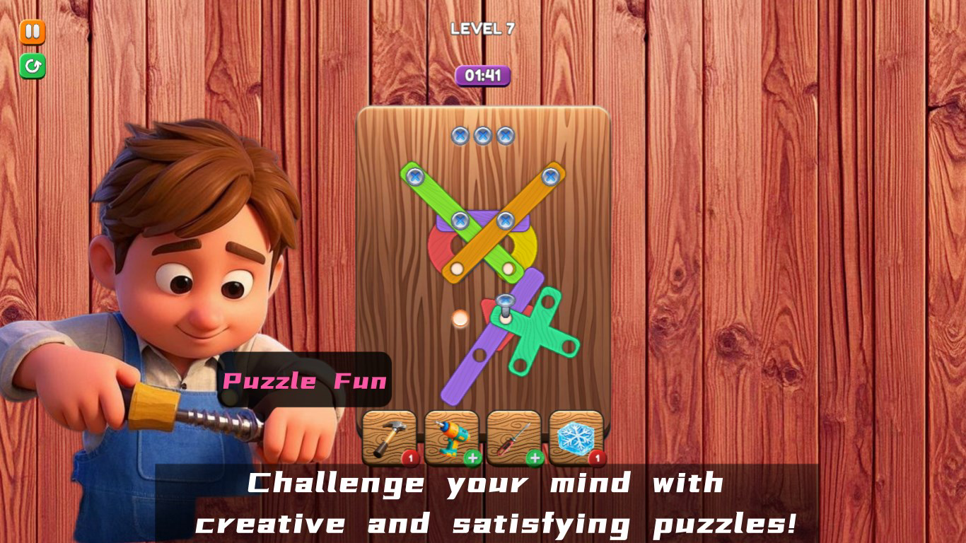 Screw Infinity 3D-Puzzle Game for PC Windows Download