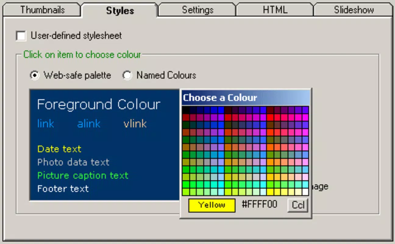 Main image for ThumbHTML application