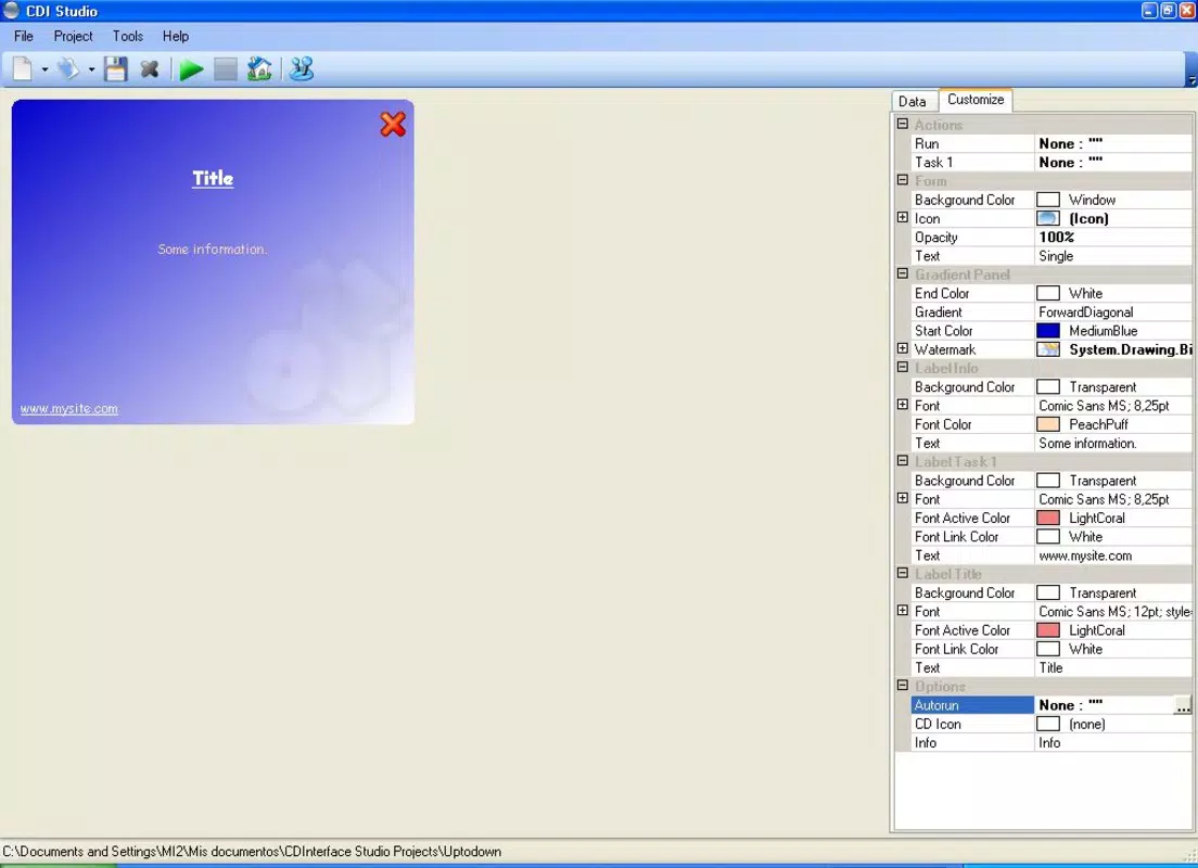 CD Interface Studio