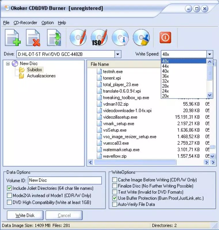 Okoker CD-DVD Burner