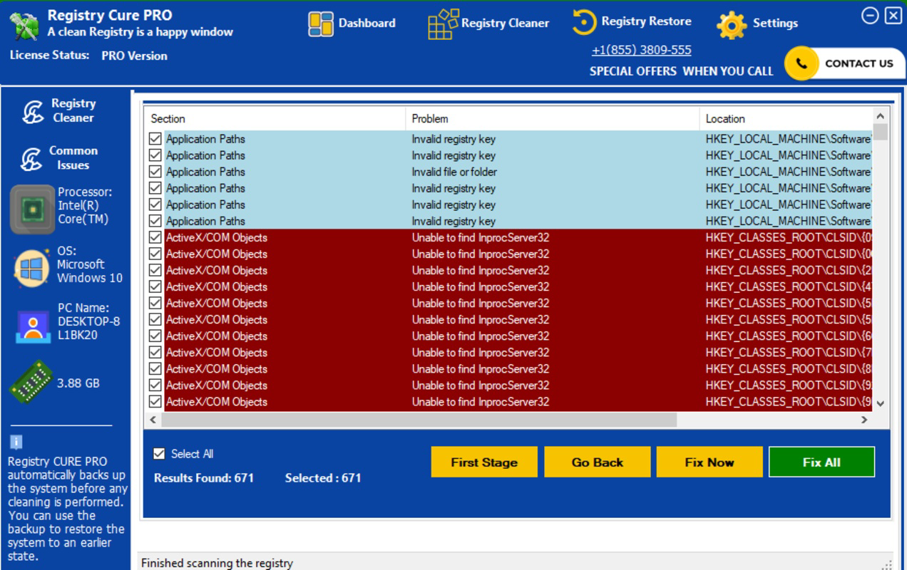 Registry Cure Pro