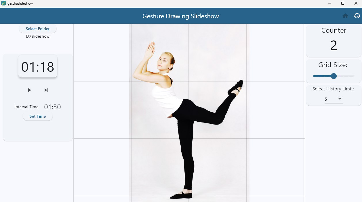 Gesture Drawing Slide Show