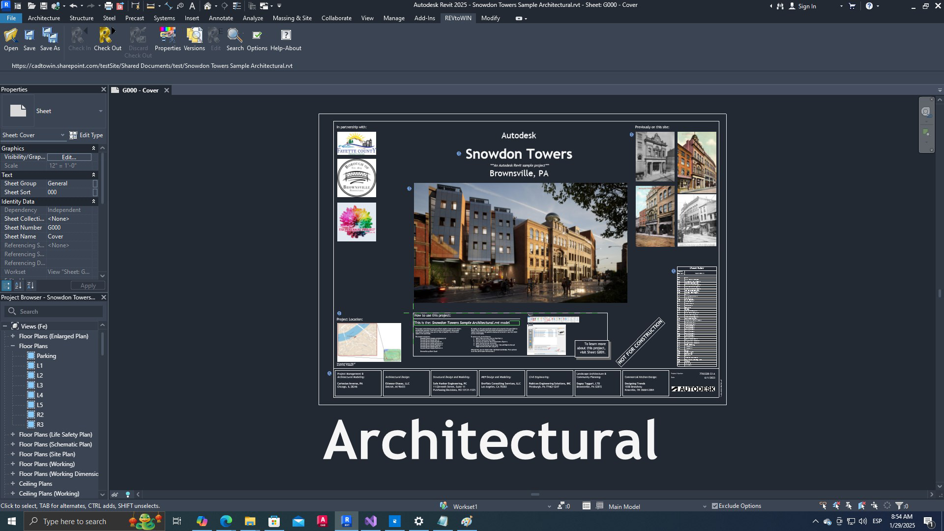 Revit connector for SharePoint for PC Windows Download