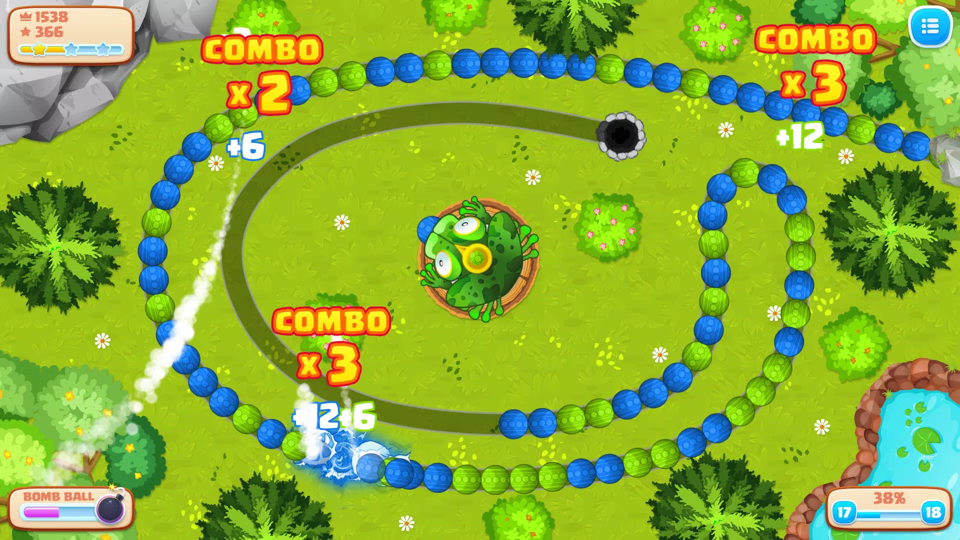 Frogtastic Marble Adventure