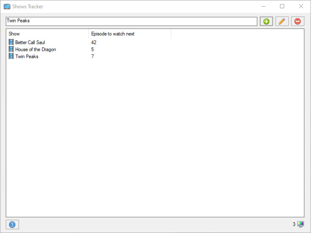 Shows Tracker for PC Windows 1.0.0.0 Download