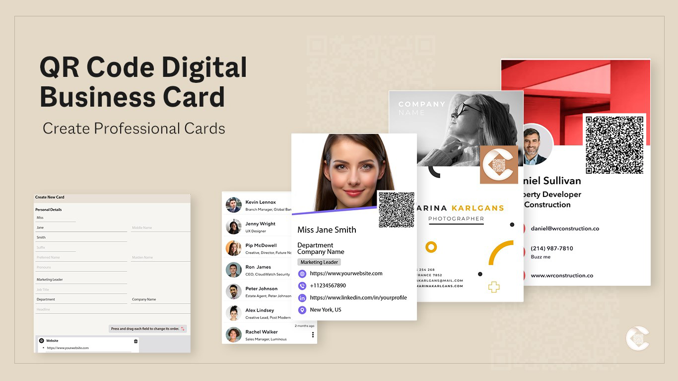 QR Code Digital Business Card