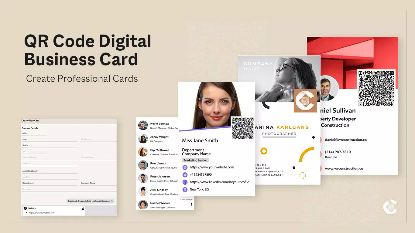 QR Code Digital Business Card