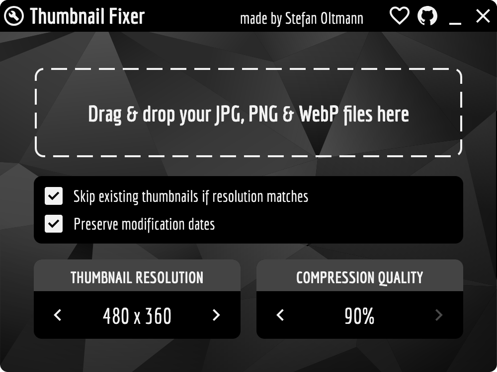 Support Thumbnail Image Thumbnail Fixer for PC Windows Download