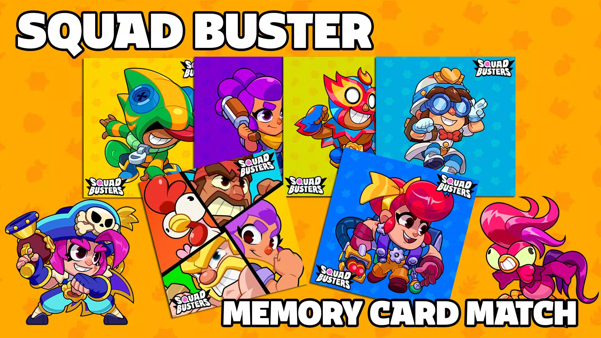 Squad Buster Memory Card Match