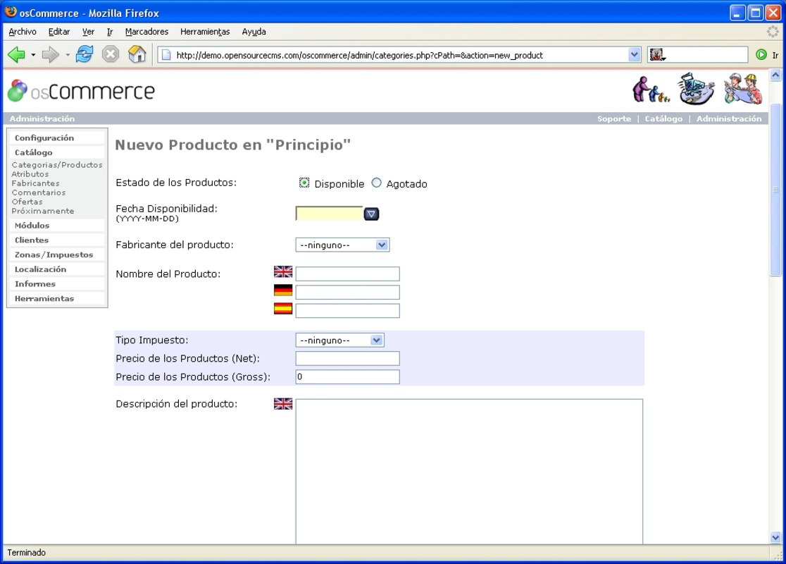 osCommerce