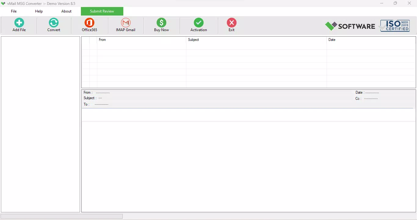 vMail EML File Converter